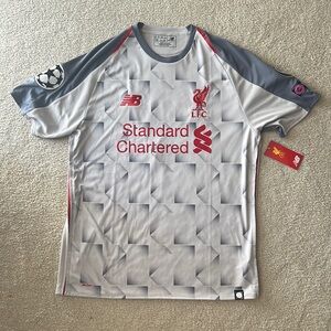 New Balance LFC Gray Soccer Jersey 2018/19 third kit Milner #7